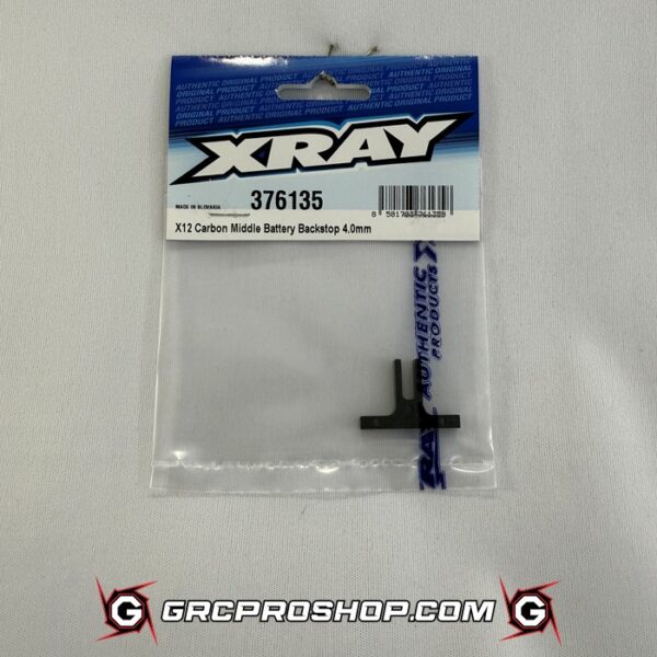 XRAY 376135 - X12 CARBON MIDDLE BATTERY BACKSTOP