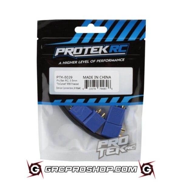 Protek RC PTK5029 - 3.5mm "TruCurrent" XT60 Polarized Device Connectors (4 Male)