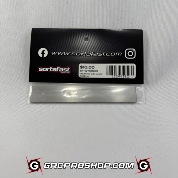 Sortafast STF-WT131692 - Sortafast Stainless Steel Battery Weight - Shorty Side Weight - 13G