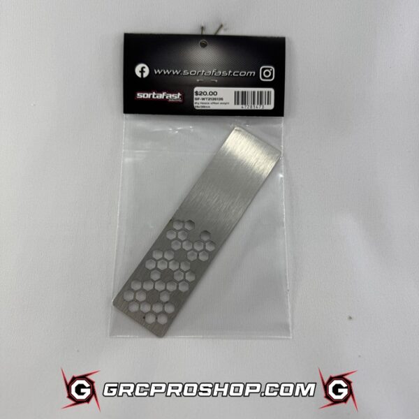 Sortafast STF-WT2135135 - Sortafast Hexcix Stainless Steel Battery Weight - Offset 2s Slim - 21G