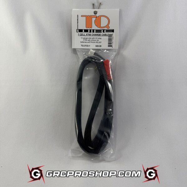TQ Racing  TQR27231 - 1S charge cable with XT60 & strain reliefs