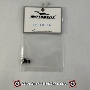 Awesomatix - AWEA800-ST112-6L - M3X6mm Damper Screw Low Head x 4