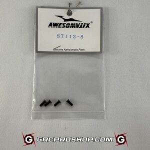 Awesomatix - AWEA800-ST112-8 - M3X8mm Centering Screw Low Head x 4