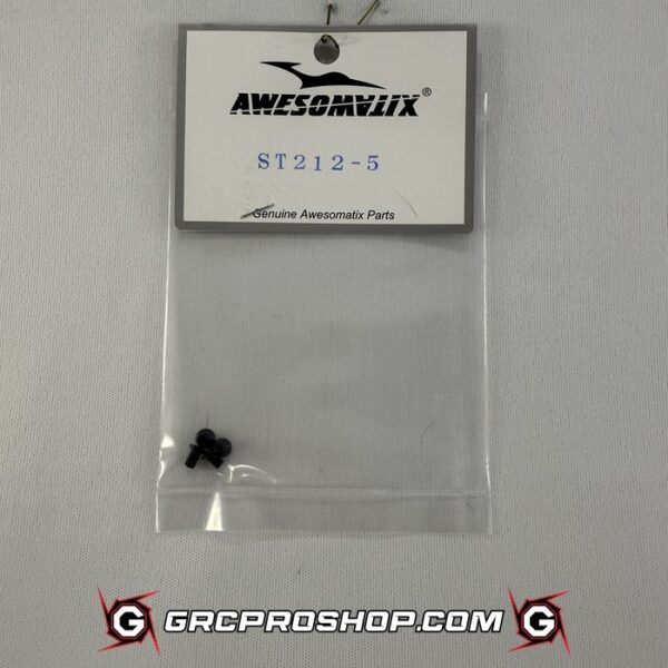 Awesomatix - AWEA800-ST212-5 - M3X5mm Screw Low Head x4