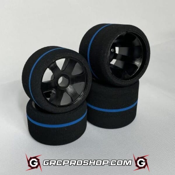 ULTI - ULT12FRB-JB - 1/12 Spec Tire (Blue Stripe 2 Fronts & 2 Rears)