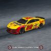 LOSI LOS1122522 - 1/12 Losi NASCAR 2025 No. 22 Shell (Battery & Charger Included) Yellow - Image 4