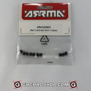 Arrma - ARA330803 - Ball 5.3x5.9x2.5mm (10pcs)