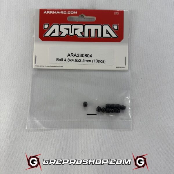 Arrma - ARA330804 - Ball 4.8x4.9x2.5mm (10pcs)