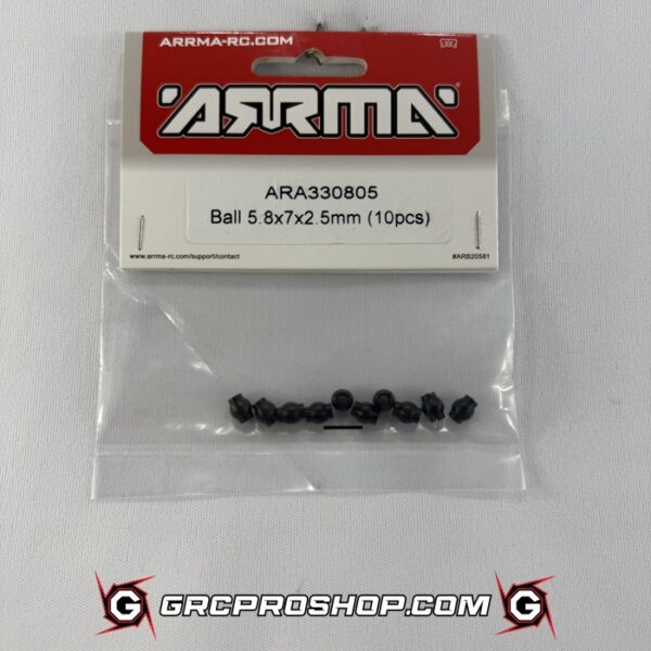 Arrma - ARA330805 - Ball 5.8x7x2.5mm (10pcs)