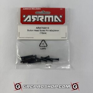 Arrma - ARA702013 - Button Head Screw Pin M3x24mm (10pcs)