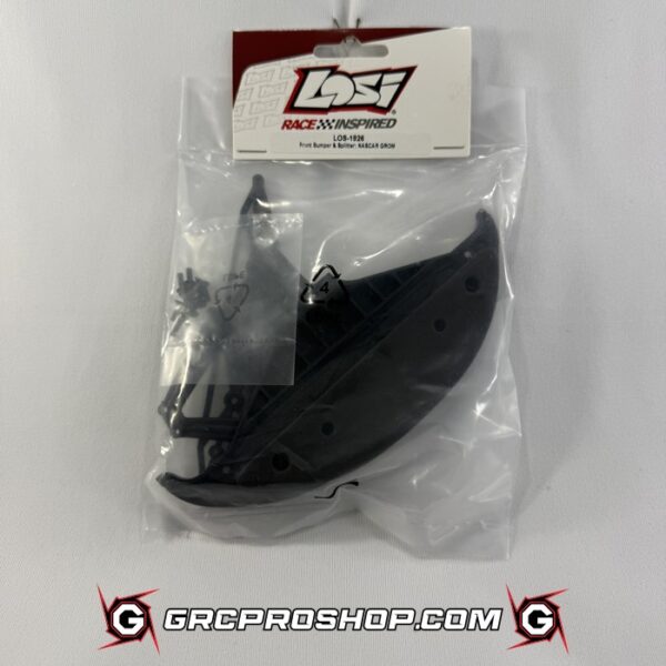 Losi - LOS-1926 - Front Bumper & Splitter: NASCAR GROM