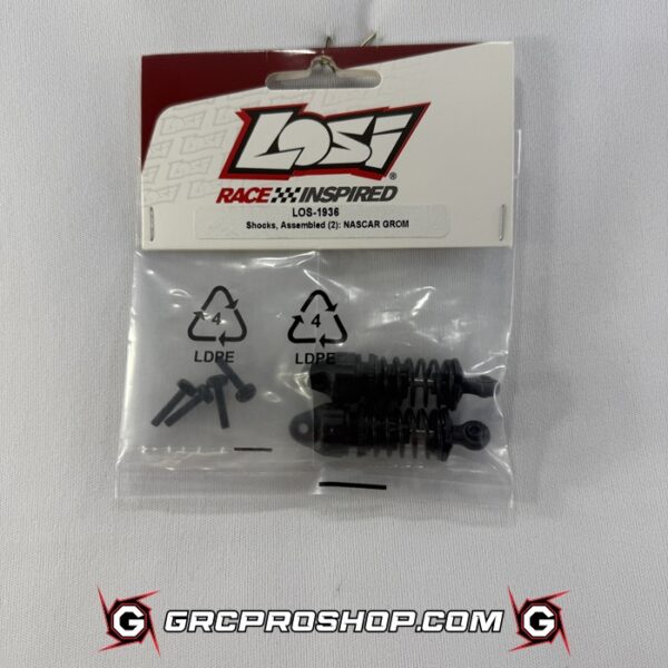 Losi - LOS-1936 - Shocks, Assembled (2), On-Road: GROM