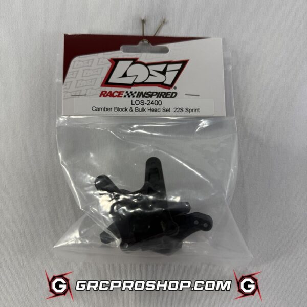 Losi LOS-2400 - Camber Block & Bulk Head Set: 22S Sprint