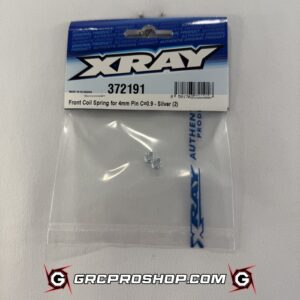 XRAY 372191 - FRONT COIL SPRING FOR 4MM PIN C=0.9 - SILVER (2)