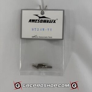 Awesomatix - AWEA800-ST24M-Ti - Ti Ball Stud Titanium 8mm x 4