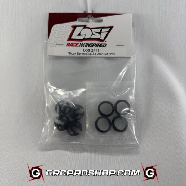 Losi - LOS-2411 - Shock Spring Cup & Collar Set: 22S