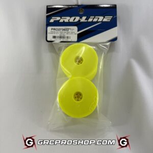ProLine PRO273602 - 1/10 Velocity Rear 2.2" 12mm Buggy Wheels (2) Yellow