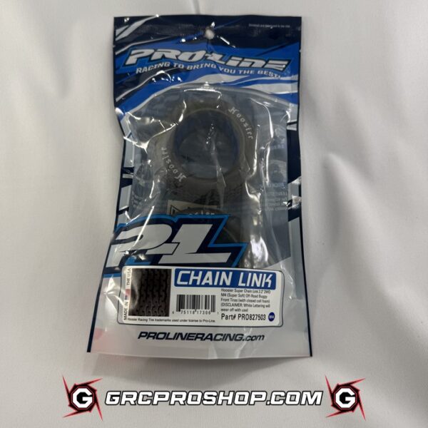 ProLine PRO827503 - 1/10 Hoosier Super Chain Link M4 2WD Front 2.2" Dirt Oval Tires (2)