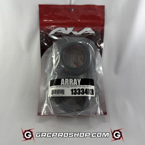 AKA  - AKA13334KR - 1/10 Array Medium Soft 2WD/4WD Front 2.2" Dirt Oval Tires (2)