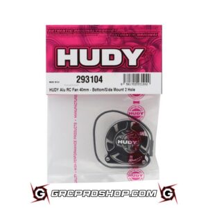HUDY HUD293104 - ALU RC FAN 40MM - BOTTOM / SIDE MOUNT 2 HOLE