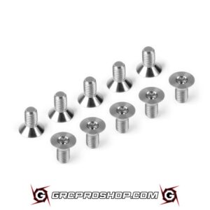 HUDY - HUD903305-T - TITANIUM FLAT HEAD SCREW M3x5 (10)