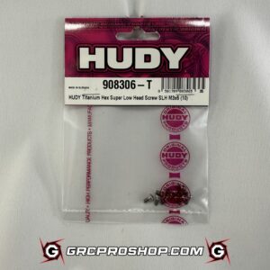 HUDY - HUD908306-T  - TITANIUM HEX SUPER LOW HEAD SCREW SLH M3x6 (10)