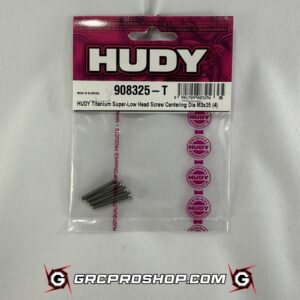 HUDY - HUD908325-T - TITANIUM SUPER-LOW HEAD SCREW CENTERING DIA M3x25 (4)