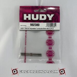 HUDY - HUD992380 - TITANIUM ADJUSTABLE TURNBUCKLE 50MM M3.5 L / R (2)