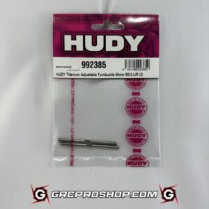 HUDY - HUD992385 - TITANIUM ADJUSTABLE TURNBUCKLE 55MM M3.5 L / R (2)