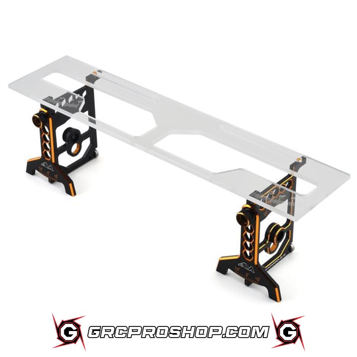 Arrowmax AMX171043-LE - Black Golden 1/10 & 1/12 Pan Car Set-Up System w/Bag