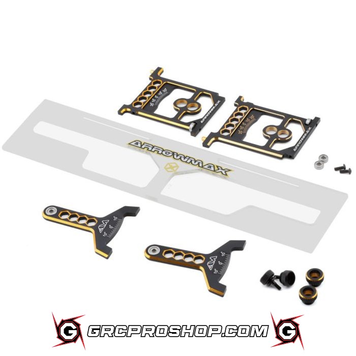 Arrowmax AMX171043-LE - Black Golden 1/10 & 1/12 Pan Car Set-Up System w/Bag - Image 5