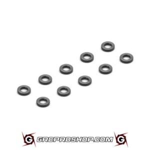 XRAY - XRA373131-K - ALU SHIM 2.5x5x1.0MM - BLACK (10)