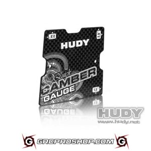 HUDY - HUD107750 - GRAPHITE QUICK CAMBER GAUGE 1/10 TOURING 1.5, 2,2.5 Degree