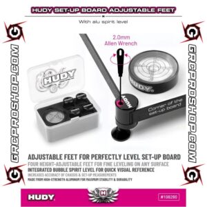 HUDY - HUD108280 - HUDY SET-UP BOARD LEVEL ADJUSTABLE FEET (4)