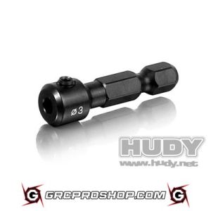 HUDY - HUD111030 - PIN ADAPTER 3.0MM FOR EL. SCREWDRIVER