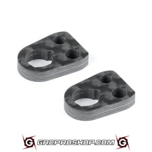 XRAY - XRA302103 - X4 CARBON PLATE SUSPENSION ARM UPSTOP (2)