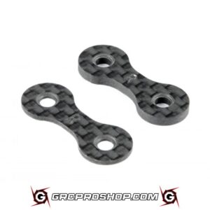 XRAY - XRA302124 - X4 REAR ROLL-CENTER CARBON SPACER 1+2mm (1+1)