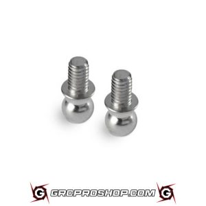 XRAY - XRA302434 - ANTI-ROLL BAR STEEL BALL END 3.8mm WITH 2.5x4mm THREAD (2)