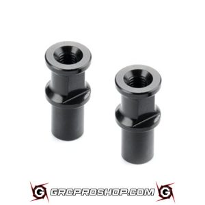 XRAY - XRA302539-C - X4 ALU STEERING POST FOR DUAL SERVO SAVER - DEEPER COUNTERSUNK (2)