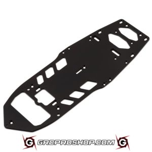 XRAY - XRA371124 - X12 ALU 1-PIECE CHASSIS FOR FLOATING SERVO - 2.0MM - SWISS 7075 T6