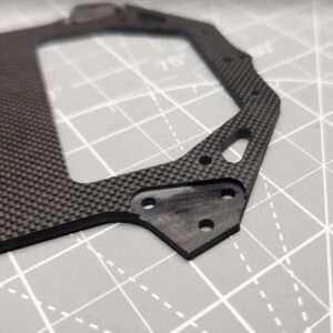 Calandra Racing Concepts - CRC3006 - 3mm carbon pocketed upper deck, milled 1mm for ride height, narrow track