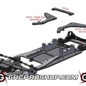 Calandra Racing Concepts - CRC3132 - Tweak Plate 2.5mm MetriCKs 26 Single side
