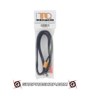 TQ Racing TQR2729 - Complete Charge Cable w/Strain Relief, 2 Cell, 24", XT90 to 4-5mm