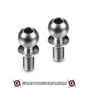 HUDY - HUD990020 - HUDY TITANIUM BALL STUD D=5.4 / L=10 / S=4.5 / 2MM HEX (2)