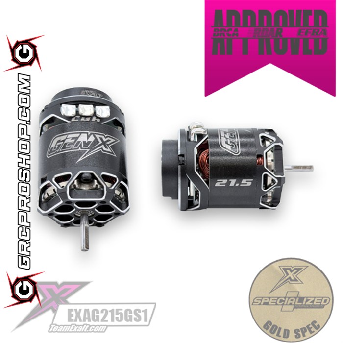 Exalt EXAG215GS1 - Gen-X 21.5T Gold Spec 1s Brushless Motor