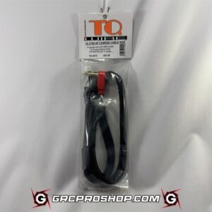 TQ Racing TQR2913 - Complete Charge Cable w/Strain Relief, 1 Cell, 24", XT60 to 5mm, 10ga Wire