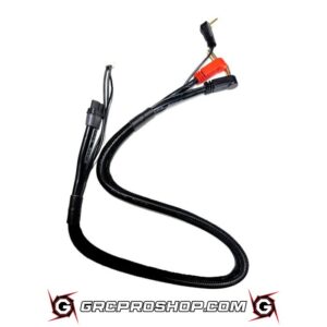 TQ Racing TQR2923 - Complete Charge Cable w/Strain Relief, 2 Cell, 24", XT60 to 5mm, 10ga Wire